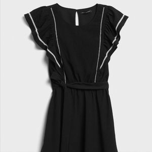 Banana Republic Embroidered Gauze Fit & Flare Dress